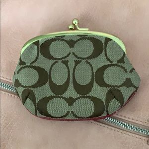 Like new authentic Coach change purse